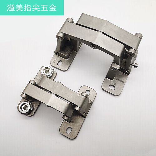 消防栓隱形門合頁(yè)不銹鋼石材管井門鉸鏈暗藏二維可調(diào)重型門 不銹鋼200